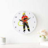 Feuerwehrmann in Einsatzkleidung Grote Klok (Huis)