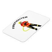 Feuerwehrmann in Einsatzkleidung Magnet Magneet (Linkerzijde)