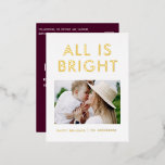 feuil élégant 1 photo feuil moderne carte postale<br><div class="desc">rouge blanc et feuille 1 photo collage moderne amusement famille carte postale design.</div>