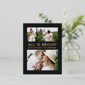 feuil élégant 3 photo feuil moderne carte postale  (Debout devant)