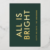 feuil élégant non photo feuil moderne carte de séj (Recto)