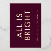 feuil élégant non photo feuil moderne carte de séj (Recto)