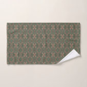 Feuillage Automnal Bohème sans Couture (Serviette à main)