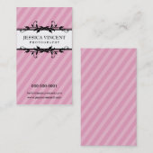 feuillage carte de visite élégant (Devant / Derrière)