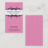 feuillage carte de visite élégant (Devant / Derrière)