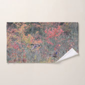 Feuillage d'automne et canards de Mallard (Serviette à main)