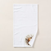 Feuillage d'automne et Citrouille (Serviette à main)