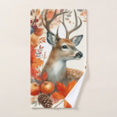 Feuillage d'automne rustique de Buck (Serviette à main)