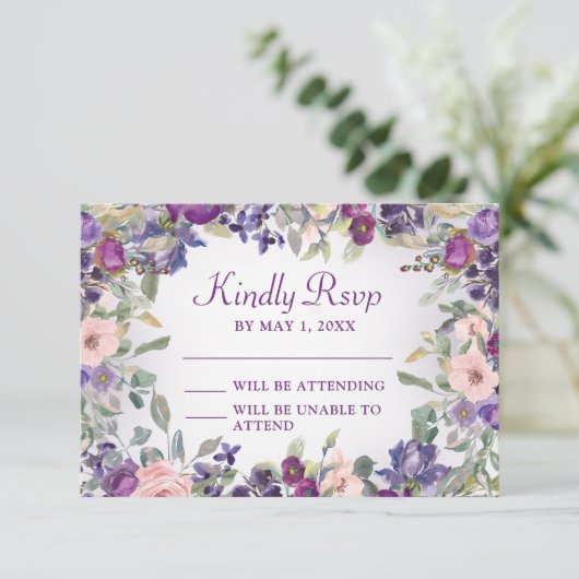 Feuillage de couleur rose pourpre RSVP (Debout devant)