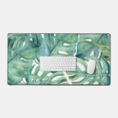 Feuillage de feuille de palmier tropical mignon (Clavier et souris)