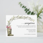 Feuillage de jardin secret | Carte de réception de (Debout devant)