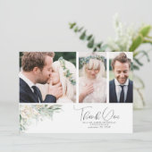 Feuillage de verdure Merci pour la photo de mariag (Debout devant)