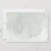 Feuillage de verdure Merci pour la photo de mariag (Dos)