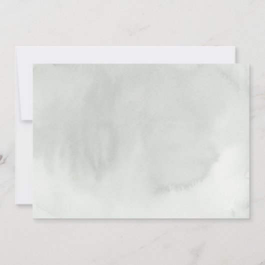 Feuillage de verdure Merci pour la photo de mariag (Dos)