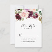 Feuillage floral et botanique rustique RSVP (Devant)