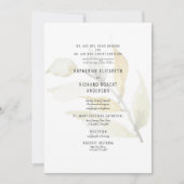 Feuillage formel Muté Invitation des deux parents (Devant)