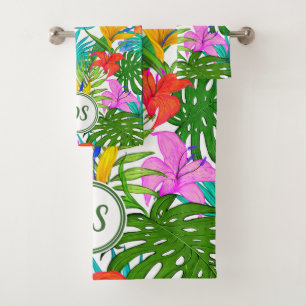 Feuillage tropical de paradis et Flora -