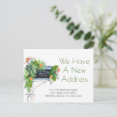 Feuillage tropical Faire-part de mouvement floral (Debout devant)