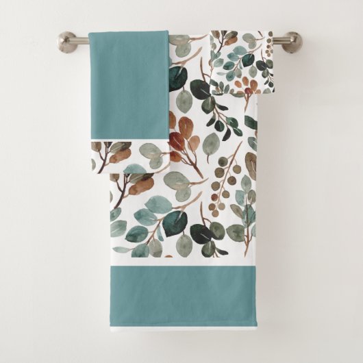 Feuillage Turquoise, Vert, Mousse, Brown (En situation)