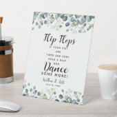 feuillage verdoyant mariage tongs panneau mariage (In SItu)