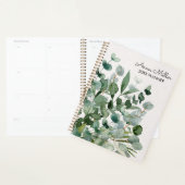 Feuillage Vert Moderne Aquarelle (Devant avec enveloppe)