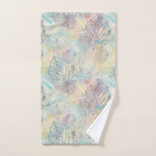 Feuille. (Serviette à main)