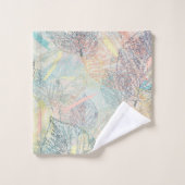 Feuille. (Gant de toilette)