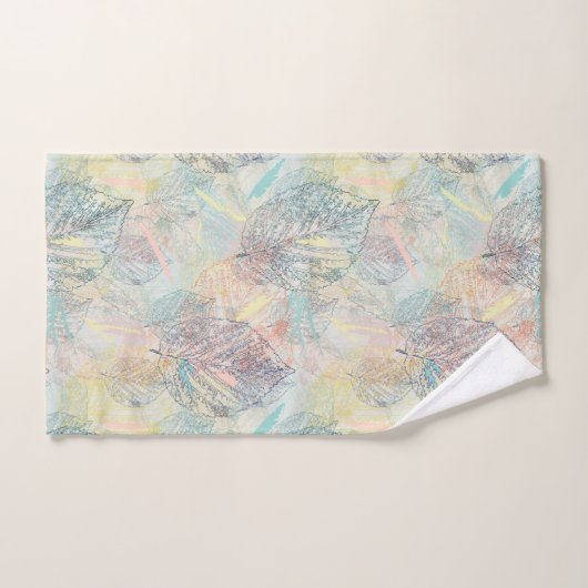 Feuille. (Serviette à main)