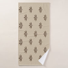 Feuille beige et Brown