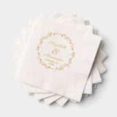 Feuille botanique couronne #14 Nom de couple Date  (Insitu (empilé))