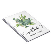 Feuille botanique épousant le livre d'invité (Côté Droit)