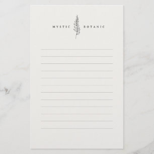 Feuille Botanique Naturelle I Papier de Papeterie