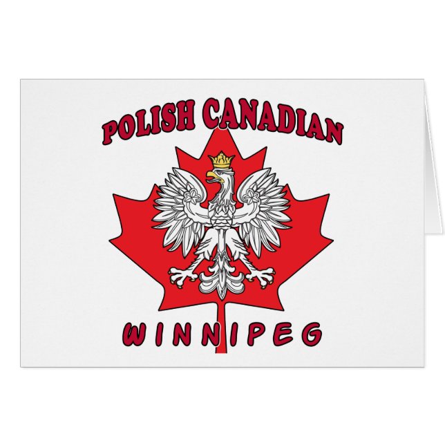 Feuille canadienne polonaise de Winnipeg (Devant horizontal)