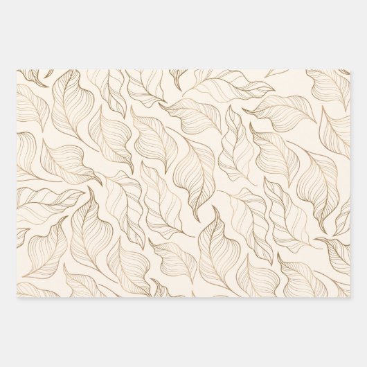 Feuille chic or Aïd Kareem islamique (Devant 3)