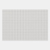 Feuille Classé Floral Art Motif sur gris noir (Devant 2)