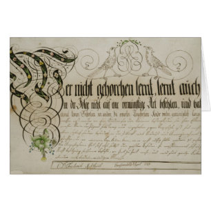 Feuille d'album, 1789