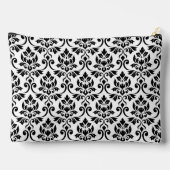 Feuille Damask Big Pattern Black op White Etui (Achterkant)