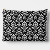 Feuille Damask Big Pattern White op Black Etui (Voorkant)
