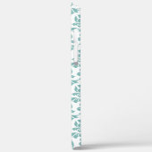 Feuille Damask Blauwgroen Pattern (Aangepast) Case-Mate iPhone Case (Achterkant / Links)