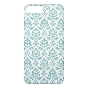 Feuille Damask Blauwgroen Pattern iPhone 8 Plus / 7 Plus Hoesje