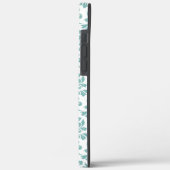 Feuille Damask Blauwgroen Pattern Case-Mate iPhone Case (Achterkant / Links)