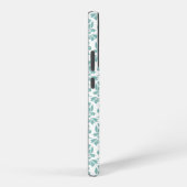 Feuille Damask Blauwgroen Pattern Samsung Galaxy Hoesje (Rechterkant)