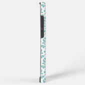 Feuille Damask Blauwgroen Pattern Samsung Galaxy Hoesje (Rechterkant)