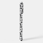 Feuille Damask Motif noir (personnalisé) (Côté droit)