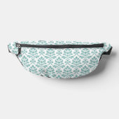 Feuille Damask Motif Turquoise (Poser)