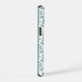 Feuille Damask Motif Turquoise (Côté droit)