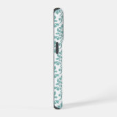 Feuille Damask Motif Turquoise (personnalisé) (Côté droit)