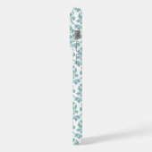 Feuille Damask Motif Turquoise (personnalisé) (Côté gauche)