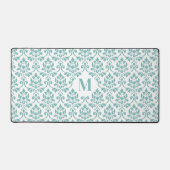 Feuille Damask Motif Turquoise (personnalisé) (Recto)