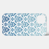 Feuille Damask Patroongradiënt Dk Blue-Blauwgroen  Case-Mate iPhone Case (Achterkant (horizontaal))